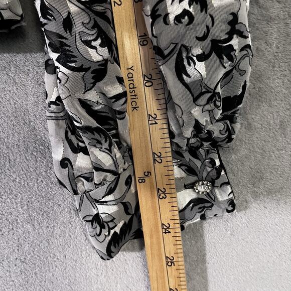 Vintage Ann Hobbs For Cattiva Blouse Fancy Womens M* Neiman Marcus Peplum Lined - Picture 9 of 11